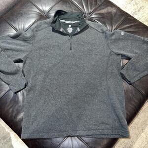 Kuhl Revel Pullover 1/4 Zip Fleece Sweater Mens XL Gray Hiking Outdoor